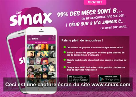 site de rencontre smax|SMAX Rencontre : Connexion, Avis et Contact de。